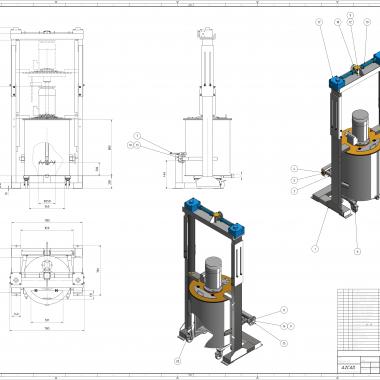 Designing, production of machinery and equipment